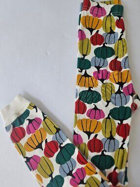 Hanna Andersson Retired "Colorful Pumpkins" Pajama Bottoms |  SZ 8